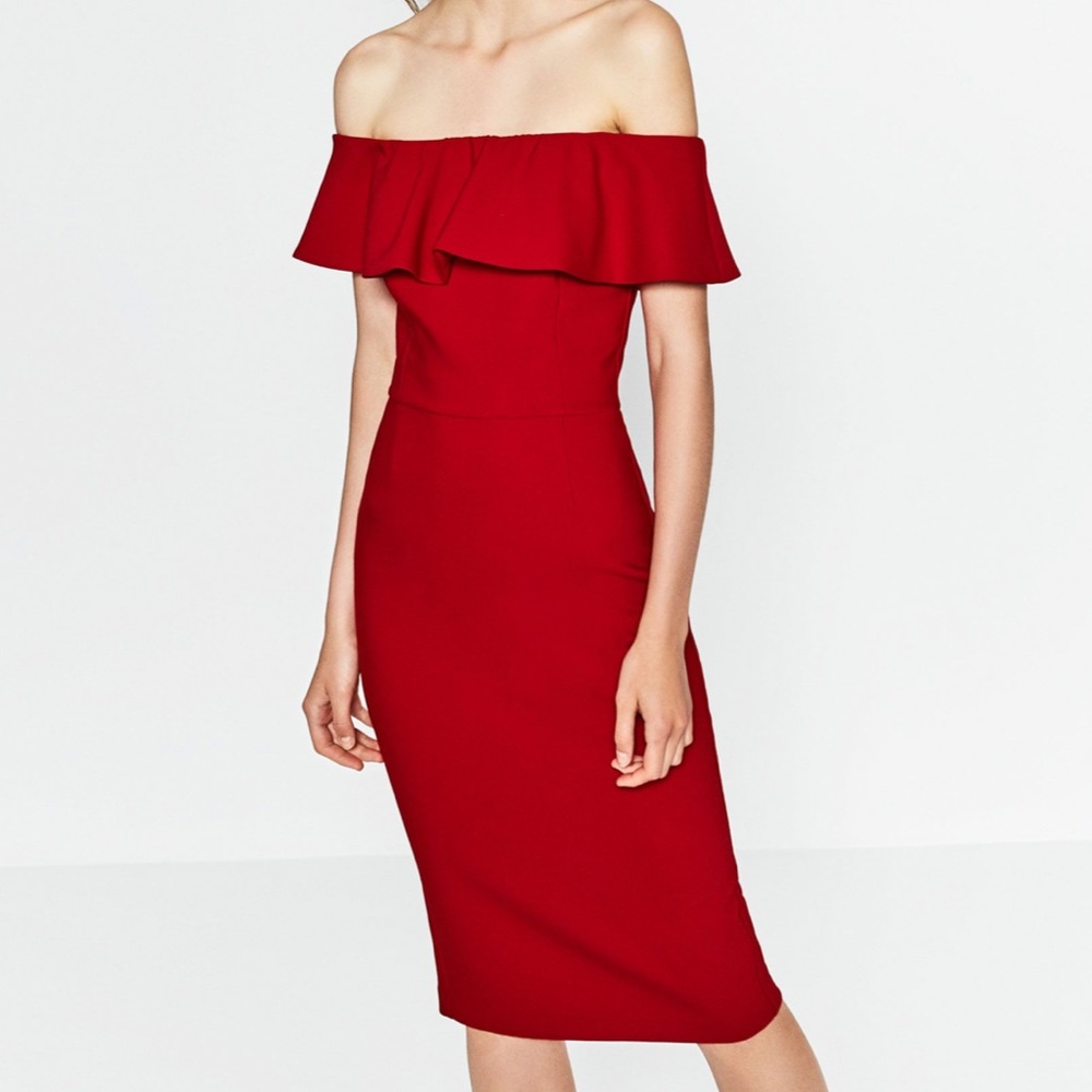 Zara Red Dress